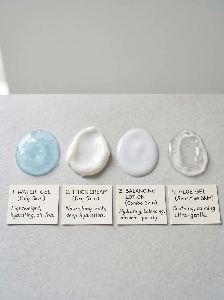 skincare routine for each skin type for glowing skin