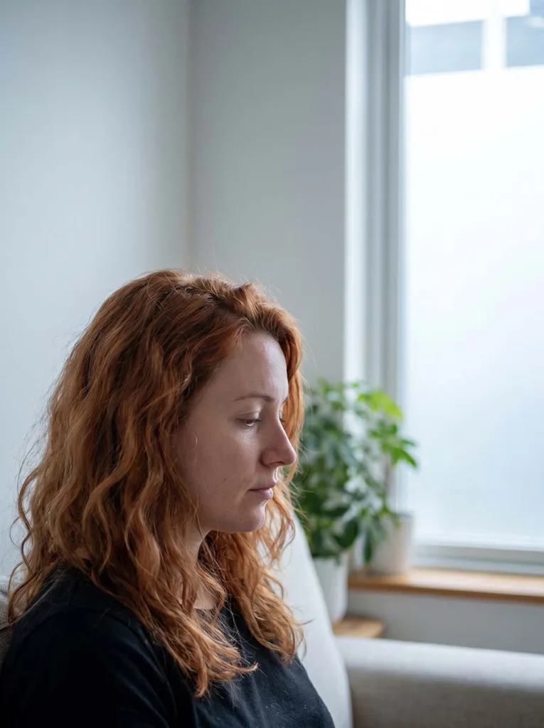 effortless long hairstyle with natural texture and soft movement — side profile