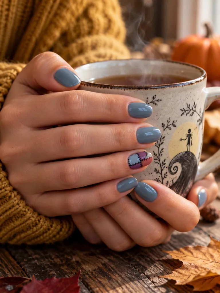 Sally's Patchwork Accent Nail