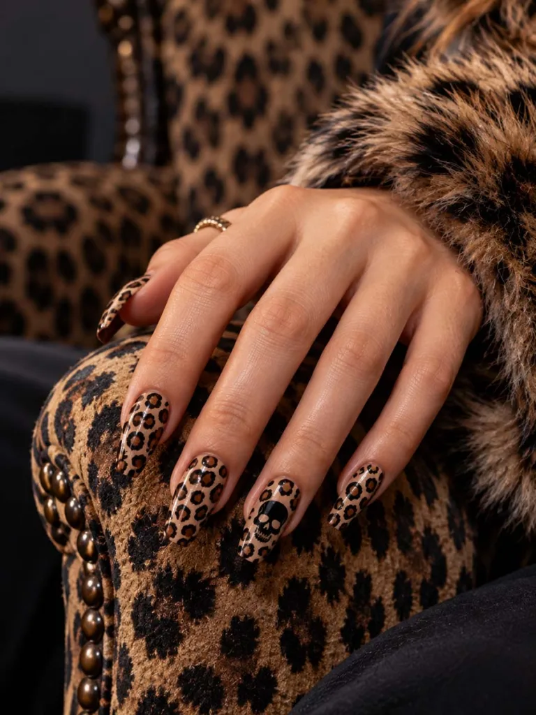 Animal-Print Skull