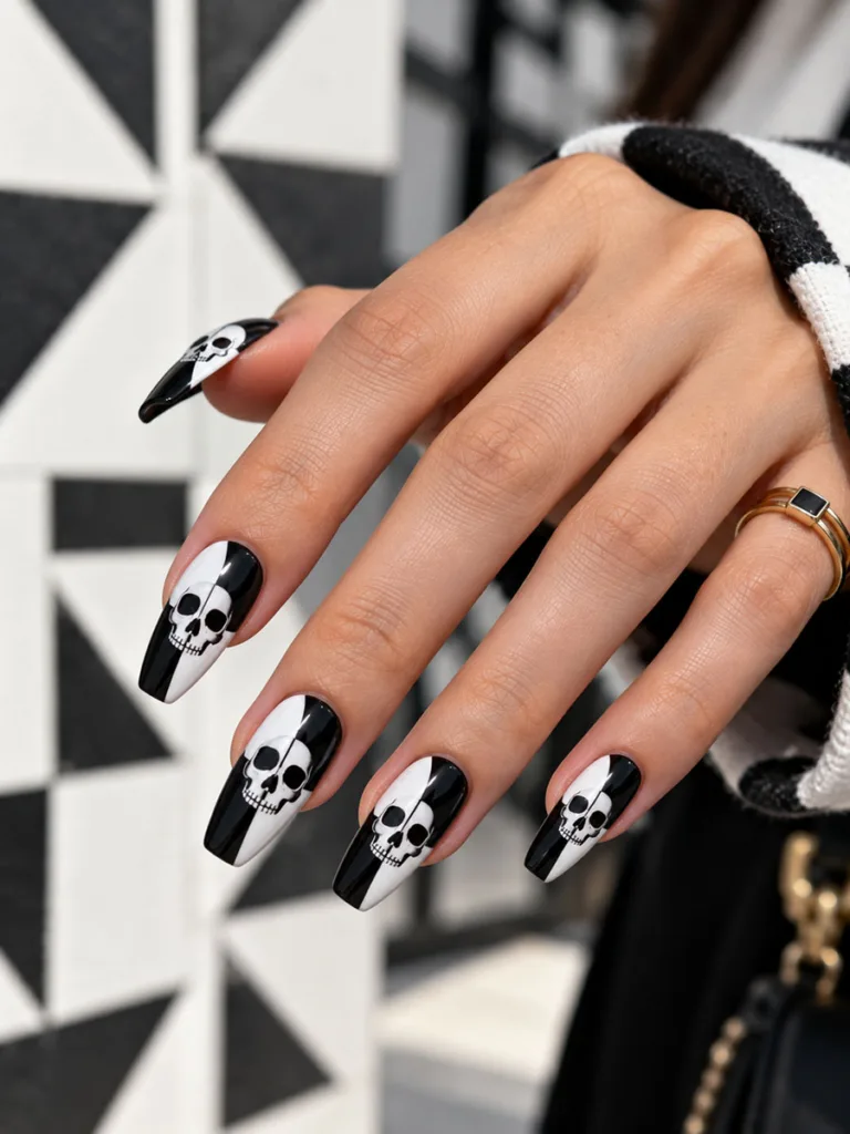 Two-Tone Split Skull