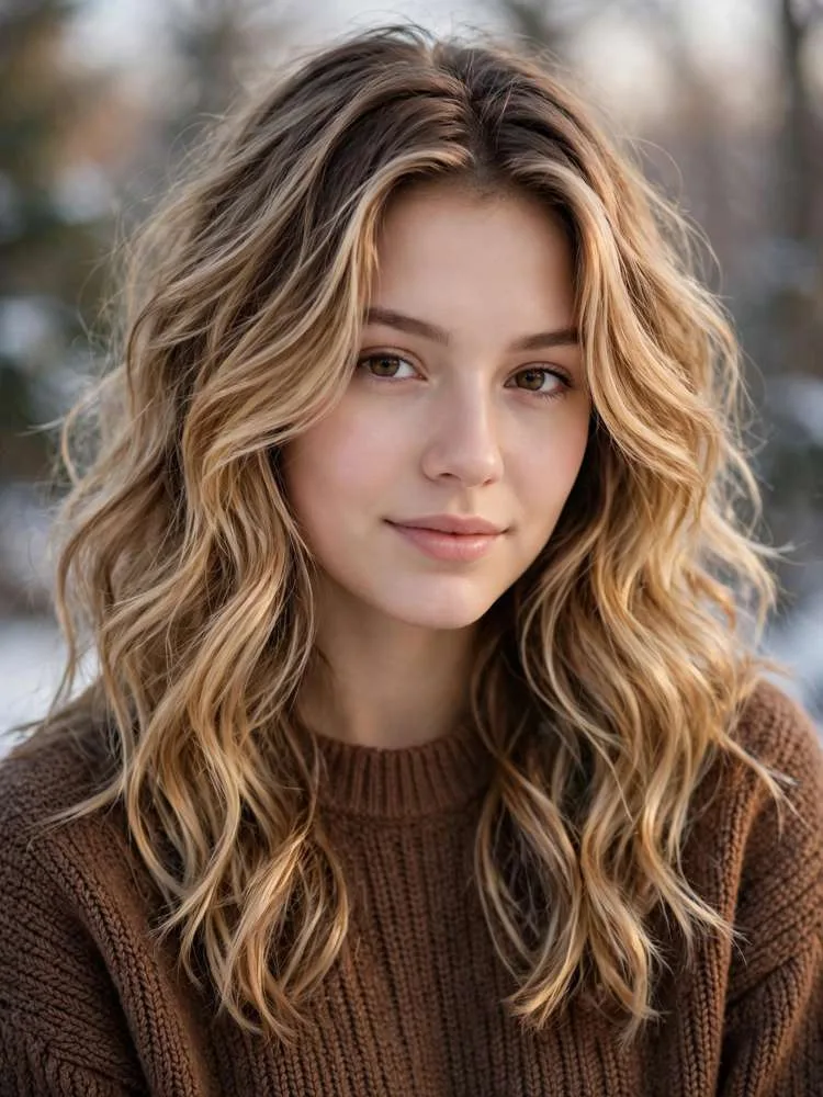 Toasted Rooted Blonde blonde shade, winter hair color idea 17